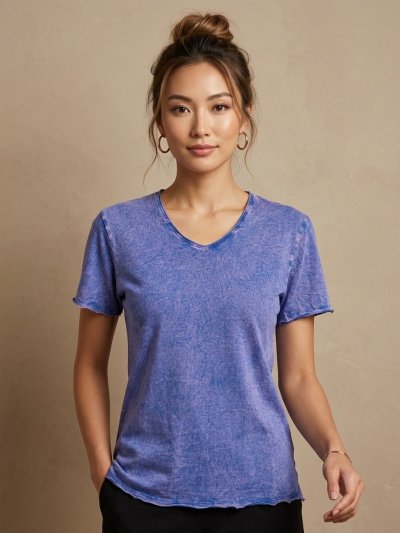 Cobalt (สีน้ำเงินฟอกเอซิด) ผลิตจากผ้าฝ้าย 100% ให้ความรู้สึกนุ่มฟู เบาสบาย