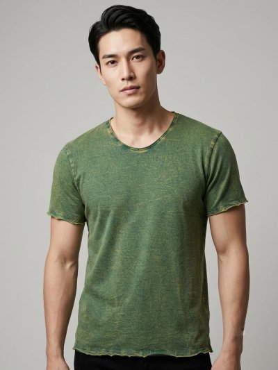 Mallard (สีเขียวหัวเป็ดฟอกเอซิด) ผลิตจากผ้าฝ้าย 100% ให้ความรู้สึกนุ่มฟู เบาสบาย