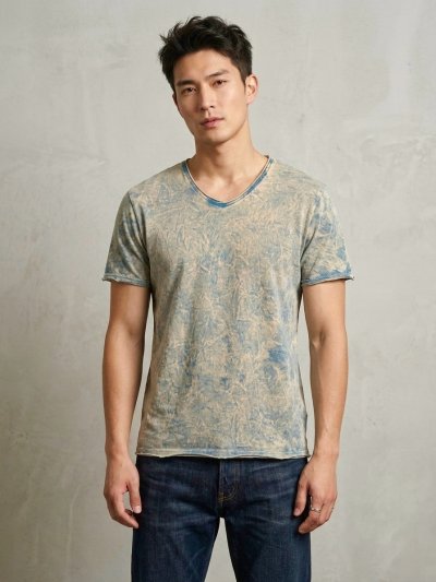 Light Stone Lake (สีเขียวหม่นฟอกเอซิด) ผลิตจากผ้าฝ้าย 100% ให้ความรู้สึกนุ่มฟู เบาสบาย