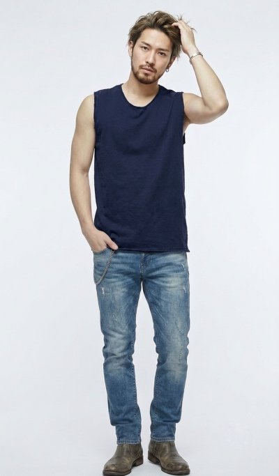 Dark Navy (สีกรมฟอกนุ่ม) ผลิตจากผ้าฝ้าย 100% ให้ความรู้สึกนุ่มฟู เบาสบาย