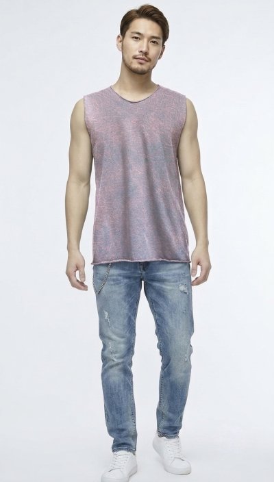 Big Taro (สีฟ้าหม่นฟอกเอซิด) ผลิตจากผ้าฝ้าย 100% ให้ความรู้สึกนุ่มฟู เบาสบาย
