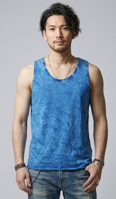 Ocean Blue (สีฟ้าทะเลฟอกเอซิด) ผลิตจากผ้าฝ้าย 100% ให้ความรู้สึกนุ่มฟู เบาสบาย