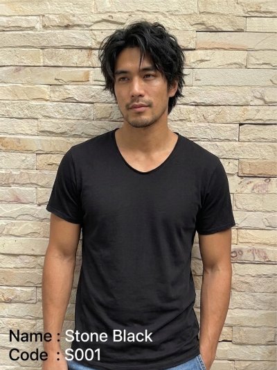 Black (สีดำฟอกสโตน) ผลิตจากผ้าฝ้าย 100% ให้ความรู้สึกนุ่มฟู เบาสบาย
