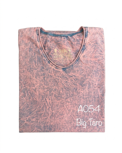 Big Taro (สีฟ้าหม่นฟอกเอซิด) ผลิตจากผ้าฝ้าย 100% ให้ความรู้สึกนุ่มฟู เบาสบาย