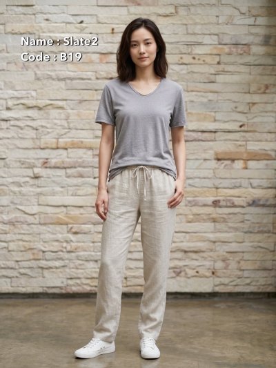 Slate2 (สีเทา) เสื้อยืดคอวีเปลือย ดีไซส์สวย เนื้อผ้าบางเบา เนื้อผ้านุ่มสวมใส่สบาย ระบายอากาศดี ไม่ร้อนอบอ้าว ไซส์มาตรฐานไม่จกตา