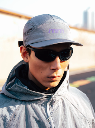 RNRN - รุ่น Track Shell หมวกวิ่ง (Grey)