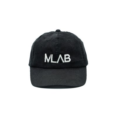 MLAB หมวกแก๊ปยูนิเซ็กส์ Unisex หมวกผ้าลูกฟูก ปักลาย MLAB