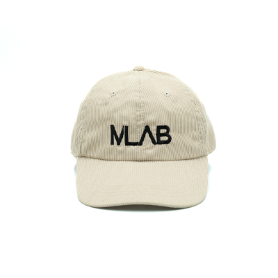 MLAB หมวกแก๊ปยูนิเซ็กส์ Unisex หมวกผ้าลูกฟูก ปักลาย MLAB