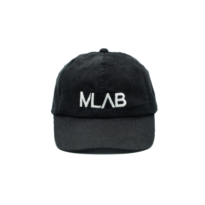 MLAB หมวกแก๊ปยูนิเซ็กส์ Unisex หมวกผ้าลูกฟูก ปักลาย MLAB