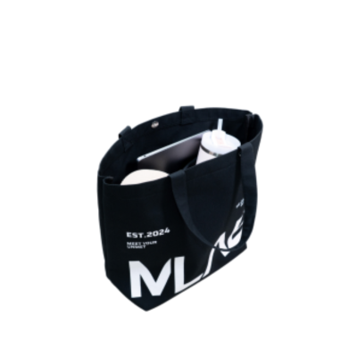 MLAB กระเป๋าผ้าแคนวาส กระเป๋าสะพายไหล่ Canvas Tote Bag พิมพ์ลาย MLAB MLAB กระเป๋าผ้าแคนวาส กระเป๋าสะพายไหล่ Canvas Tote Bag พิมพ์ลาย MLAB