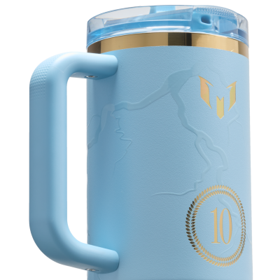 The Messi x Stanley Quencher ProTour Flip Straw Tumbler | 40 OZ