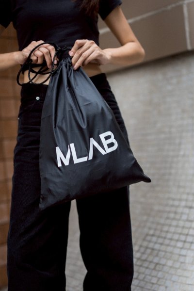 MLAB กระเป๋าผ้าเอนกประสงค์ ถุงผ้าหูรูด พิมพ์ลาย MLAB MLAB กระเป๋าผ้าเอนกประสงค์ ถุงผ้าหูรูด พิมพ์ลาย MLAB