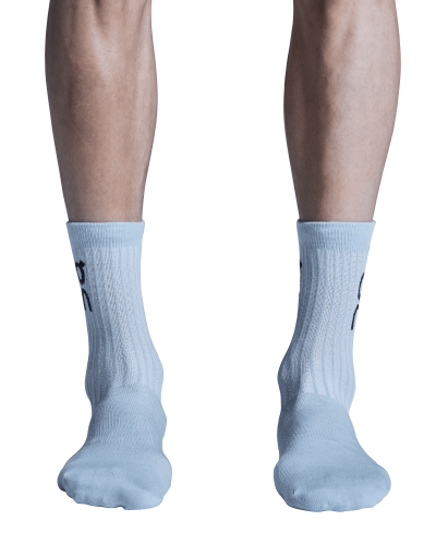 Logo Sock High 3P (Unisex) ถุงเท้าวิ่ง ถุงเท้ากีฬา
