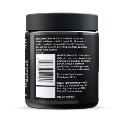 Pillar Performance Triple Magnesium Powder Flim Coated Tablet แมกนีเซียมชนิดเม็ด