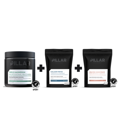 ToTal Recovery System - Triple Magnesium Recovery Powder + Creatine Monohydrate + Collagen Repair