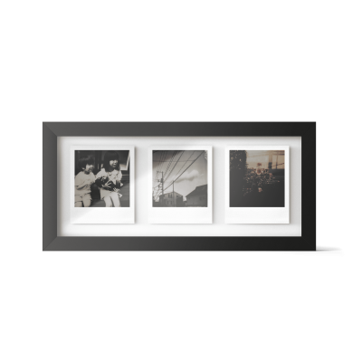 Polaroid Studio Photo Frame Triptych - Black