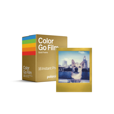 Polaroid Color Film For Go - Gold Frame