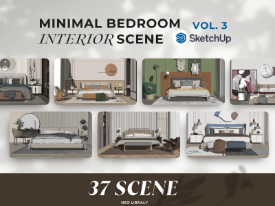 MINMAL BEDROOM INTERIOR VOL. 3