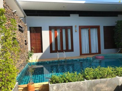 10R0353 This pool villa 3 bedroom 3 bathroom  80,000/month in Phuket town