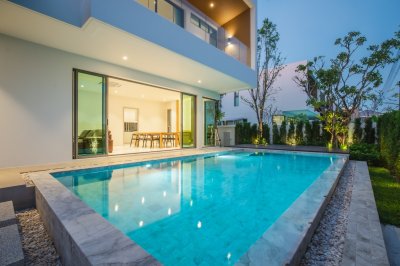 10R0417 ให้เช่า pool villa 3ห้องนอน 3ห้องน้ำ ราคา 135,000/เดือน ใกล้กับอีเกียภูเก็ต