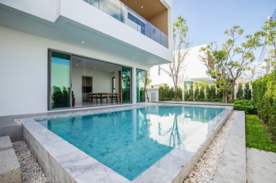 10R0417 ให้เช่า pool villa 3ห้องนอน 3ห้องน้ำ ราคา 135,000/เดือน ใกล้กับอีเกียภูเก็ต