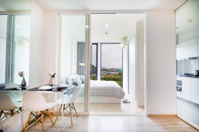 10R0418 คอนโดมิเนียมให้เช่า 1 ห้องนอน 1 ห้องน้ำ เดือนละ 18,000 บาท โซนเมืองภูเก็ต