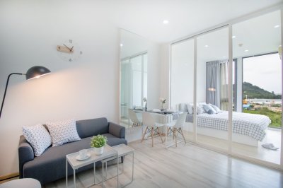 10R0418 คอนโดมิเนียมให้เช่า 1 ห้องนอน 1 ห้องน้ำ เดือนละ 18,000 บาท โซนเมืองภูเก็ต