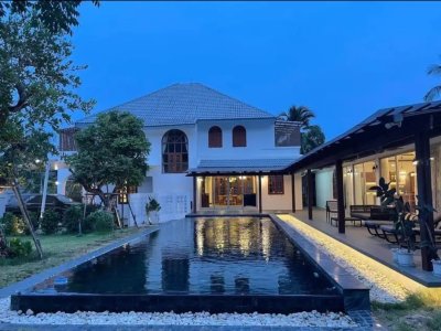 10R0436 Pool villa for rent 6 bedroom 6 bathroom 180,000/month at Muang