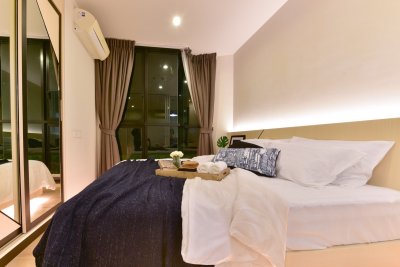10R0481 คอนโดมิเนียม ห้องสตูดิโอ ให้เช่าเดือนละ 17,000 บาท โซนสามกอง