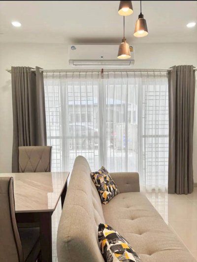 10R0486 ให้เช่าบ้านแฝดสองชั้น 2 ห้องนอน 2 ห้องน้ำ ราคา 25,000/เดือน โซนเมือง