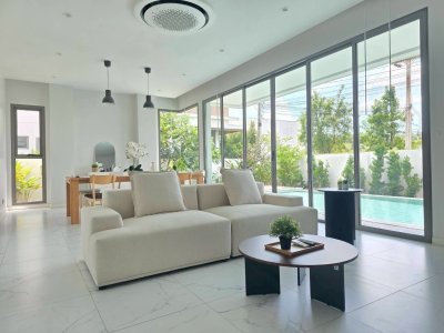 10R0499 ให้เช่า pool villa 3 ห้องนอน 3 ห้องน้ำ ราคา 100,000/เดือน โซนเมือง