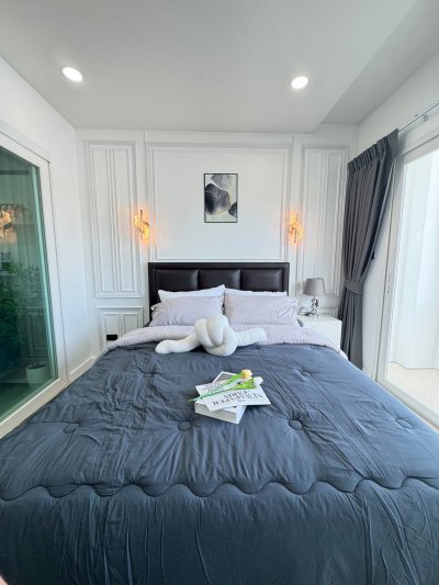 10R0511 คอนโดมิเนียม 1 ห้องนอน 1 ห้องน้ำ ให้เช่าเดือนละ 17,000 บาท โซนสามกอง