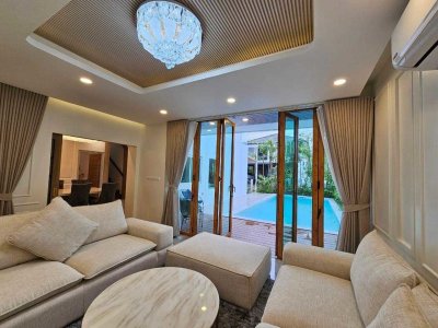 10R0516 Pool villa for rent 4 bedroom 4 bathroom 150,000/month at muang