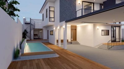 10S0114 Pool villa for sale 17,900,000 baht 4 bedroom 4 bathroom at muang