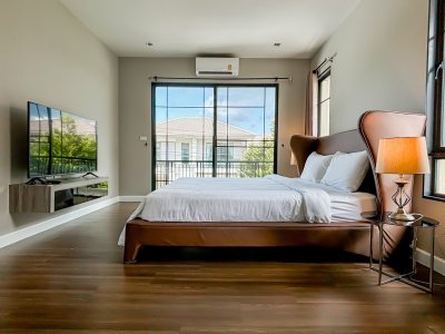 11R0008 ให้เช่าบ้านเดี่ยวสองชั้น 3 ห้องนอน 3 ห้องน้ำ 55,000/เดือน โซนเกาะแก้ว