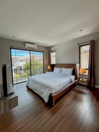 11R0008 ให้เช่าบ้านเดี่ยวสองชั้น 3 ห้องนอน 3 ห้องน้ำ 55,000/เดือน โซนเกาะแก้ว