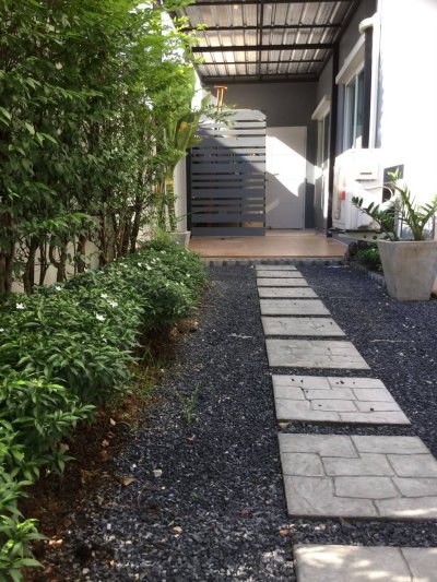 11R0088 ให้เช่าบ้านแฝดสองชั้น 3ห้องนอน 2ห้องน้ำ ราคา 35,000/เดือน โซนเกาะแก้ว