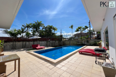 11R0126 ให้เช่า pool villa 3 ห้องนอน 4 ห้องน้ำ ราคา 100,000/เดือน โซนเกาะแก้ว