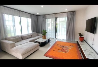 11R0149 ให้เช่าบ้านเดี่ยวสองชั้น 3 ห้องนอน 3 ห้องน้ำ ราคา 68,000/เดือน โซนเกาะแก้ว