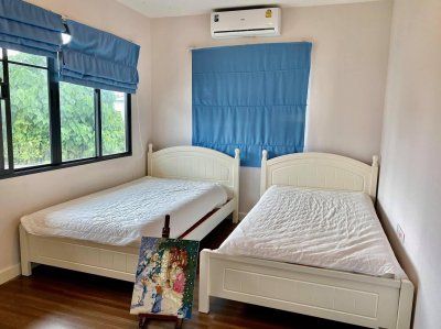 11R0149 ให้เช่าบ้านเดี่ยวสองชั้น 3 ห้องนอน 3 ห้องน้ำ ราคา 68,000/เดือน โซนเกาะแก้ว