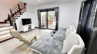 11R0163 ให้เช่าบ้านแฝดสองชั้น 3ห้องนอน 2ห้องน้ำ ราคา 35,000/เดือน โซนเกาะแก้ว