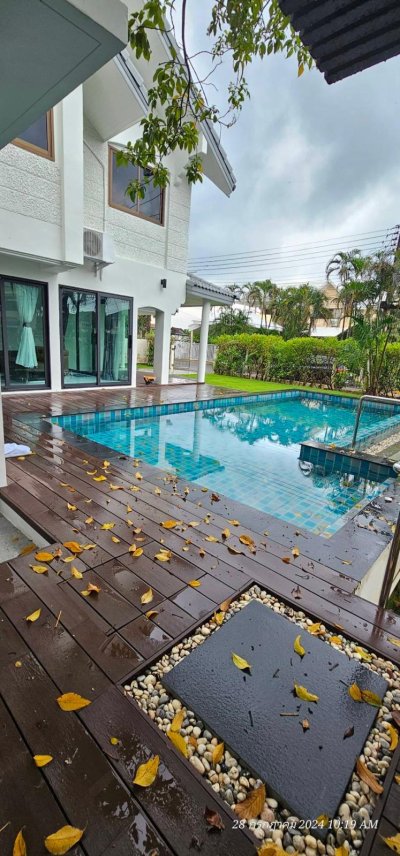 11R0164 Pool villa for rent 4 bedroom 3 bathroom 90,000/month at kohkaew