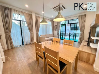 11R0172 ให้เช่า pool villa 3 ห้องนอน 3 ห้องน้ำ ราคา 75,000/เดือน โซนเกาะแก้ว