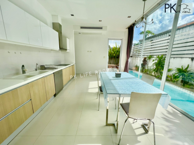 11R0216 ให้เช่า pool villa 4 ห้องนอน 4 ห้องน้ำ ราคา 70,000/เดือน โซนเกาะแก้ว