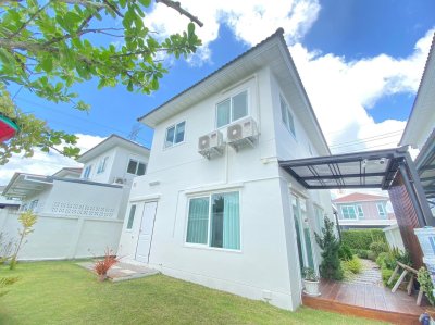 11R0238 ให้เช่าบ้านเดี่ยวสองชั้น 3 ห้องนอน 3 ห้องน้ำ ราคา 45,000/เดือน โซนเกาะแก้ว