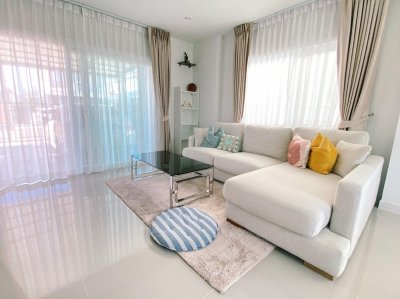 11R0238 ให้เช่าบ้านเดี่ยวสองชั้น 3 ห้องนอน 3 ห้องน้ำ ราคา 45,000/เดือน โซนเกาะแก้ว