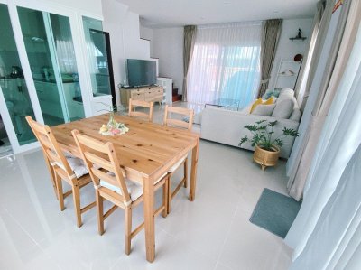 11R0238 ให้เช่าบ้านเดี่ยวสองชั้น 3 ห้องนอน 3 ห้องน้ำ ราคา 45,000/เดือน โซนเกาะแก้ว