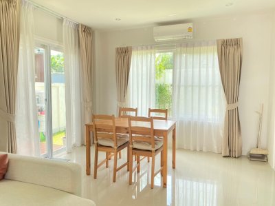 11R0238 ให้เช่าบ้านเดี่ยวสองชั้น 3 ห้องนอน 3 ห้องน้ำ ราคา 45,000/เดือน โซนเกาะแก้ว