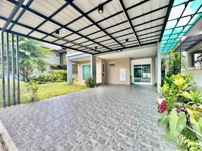 11R0249 ให้เช่าบ้านเดี่ยวสองชั้น 4ห้องนอน 3ห้องน้ำ ราคา 75,000/เดือน โซนเกาะแก้ว