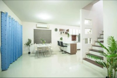 11R0257 ให้เช่าบ้านเดี่ยวสองชั้น 3ห้องนอน 2 ห้องน้ำ ราคา 35,000/เดือน โซนเกาะแก้ว